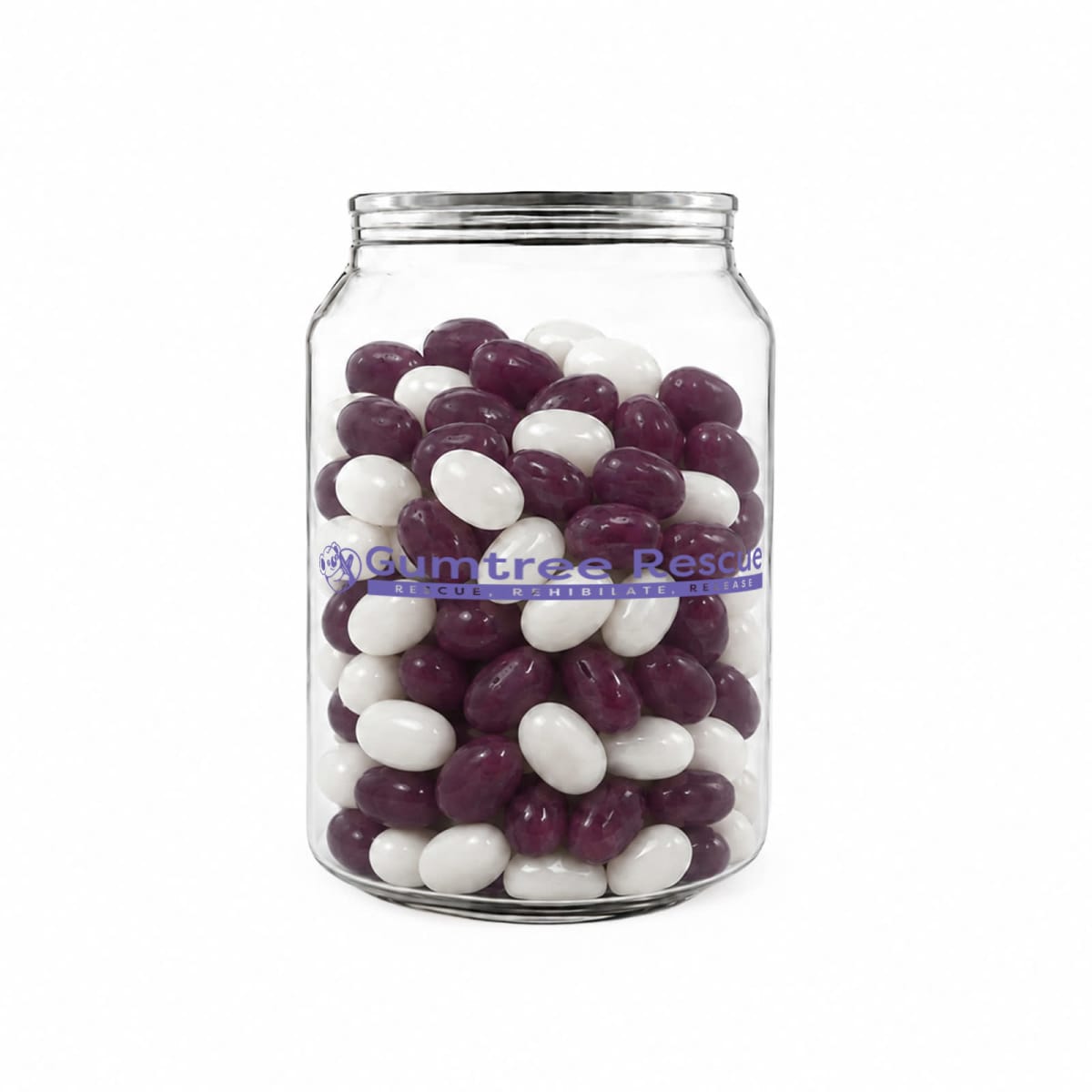 Corporate Colour Jelly Beans in Clear Can 210g