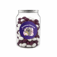Corporate Colour Jelly Beans in Clear Can 210g
