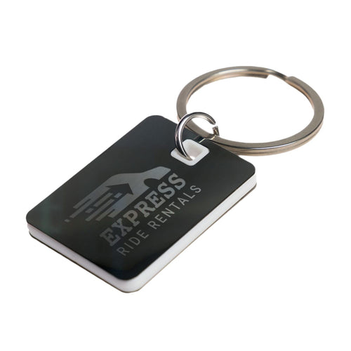 Rectangle Stainless Steel Keytag