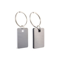 Rectangle Stainless Steel Keytag