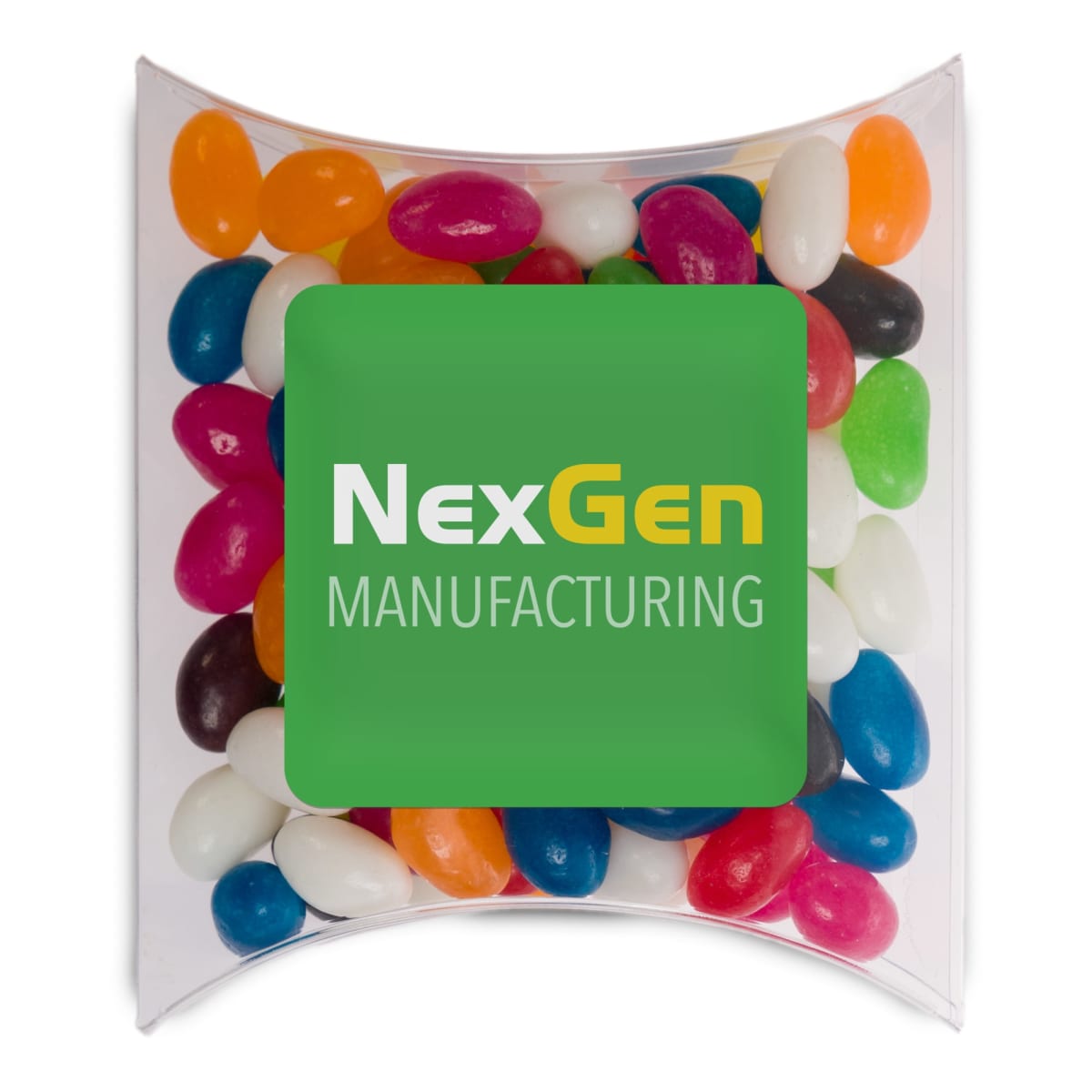 Assorted Colour Mini Jelly Beans in Pillow Pack