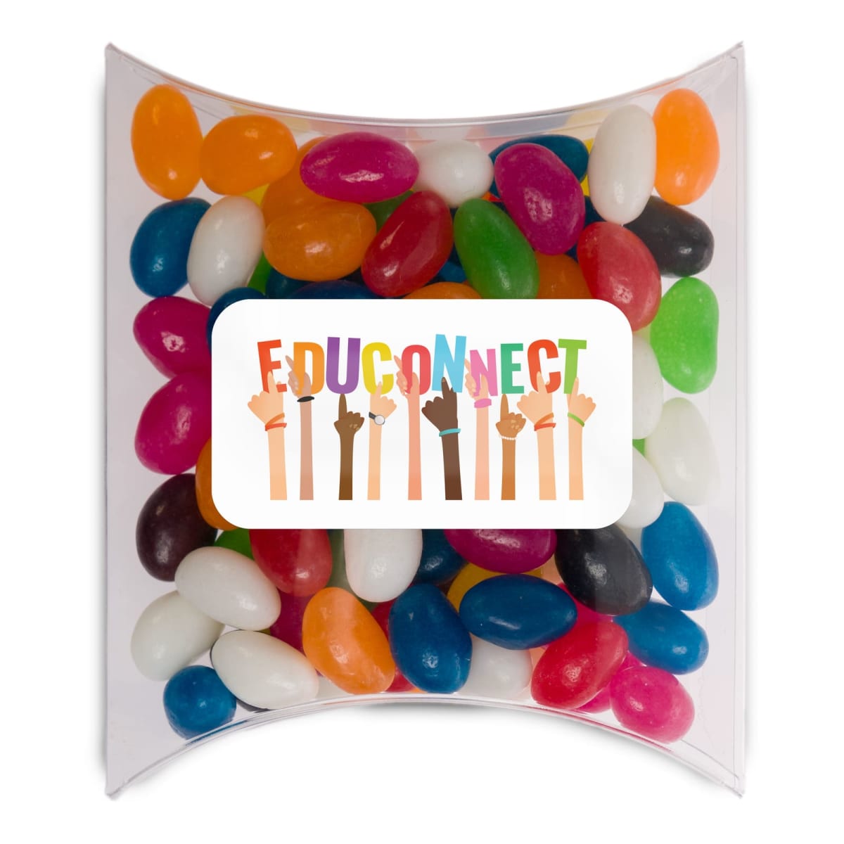 Assorted Colour Mini Jelly Beans in Pillow Pack