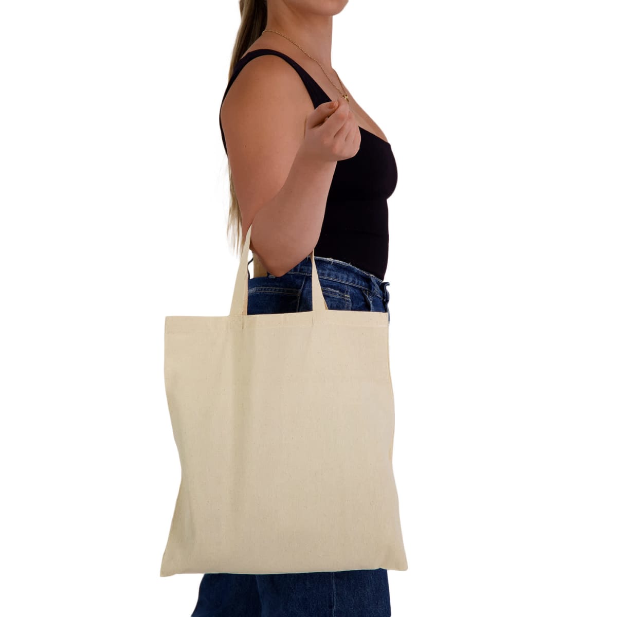 Calico Short Handle Bag
