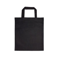 Coloured Cotton Short Handle Tote Bag