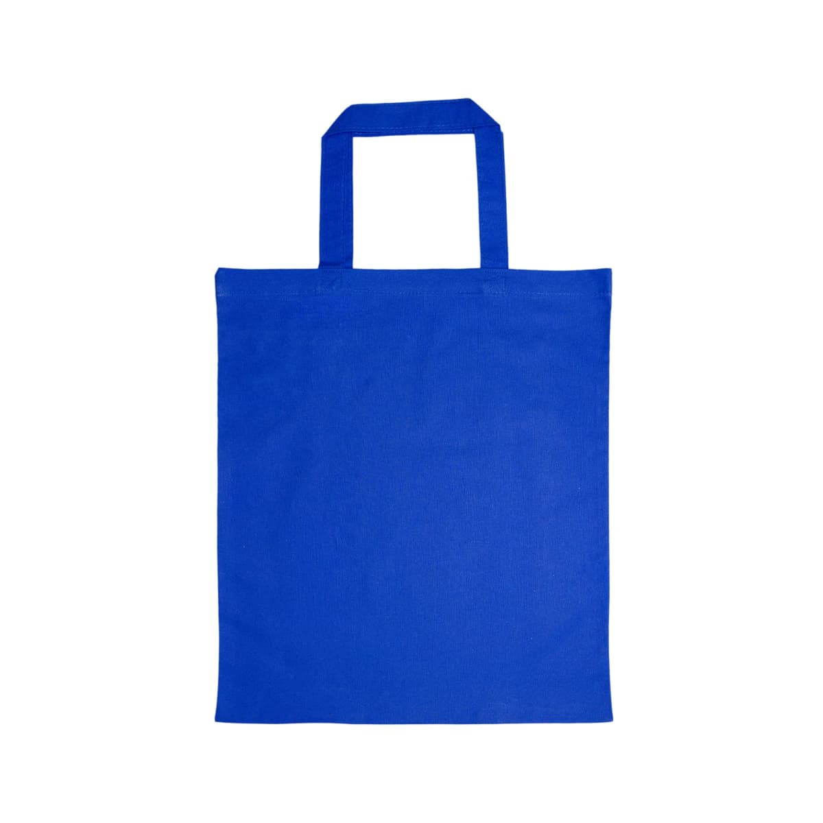 Coloured Cotton Short Handle Tote Bag