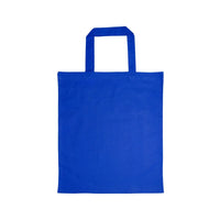 Coloured Cotton Short Handle Tote Bag