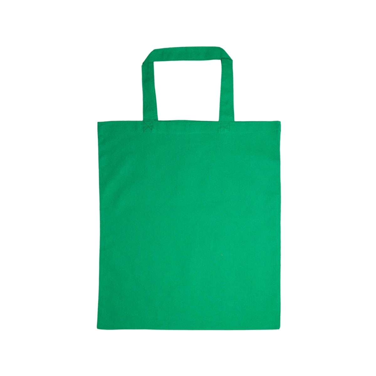 Coloured Cotton Short Handle Tote Bag