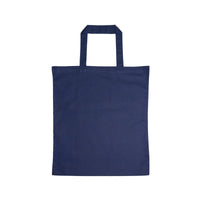 Coloured Cotton Short Handle Tote Bag