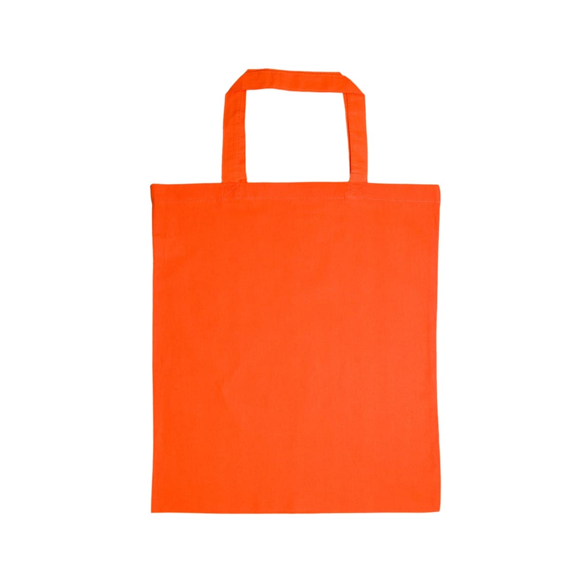 Coloured Cotton Short Handle Tote Bag