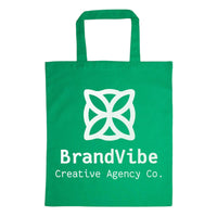Coloured Cotton Short Handle Tote Bag