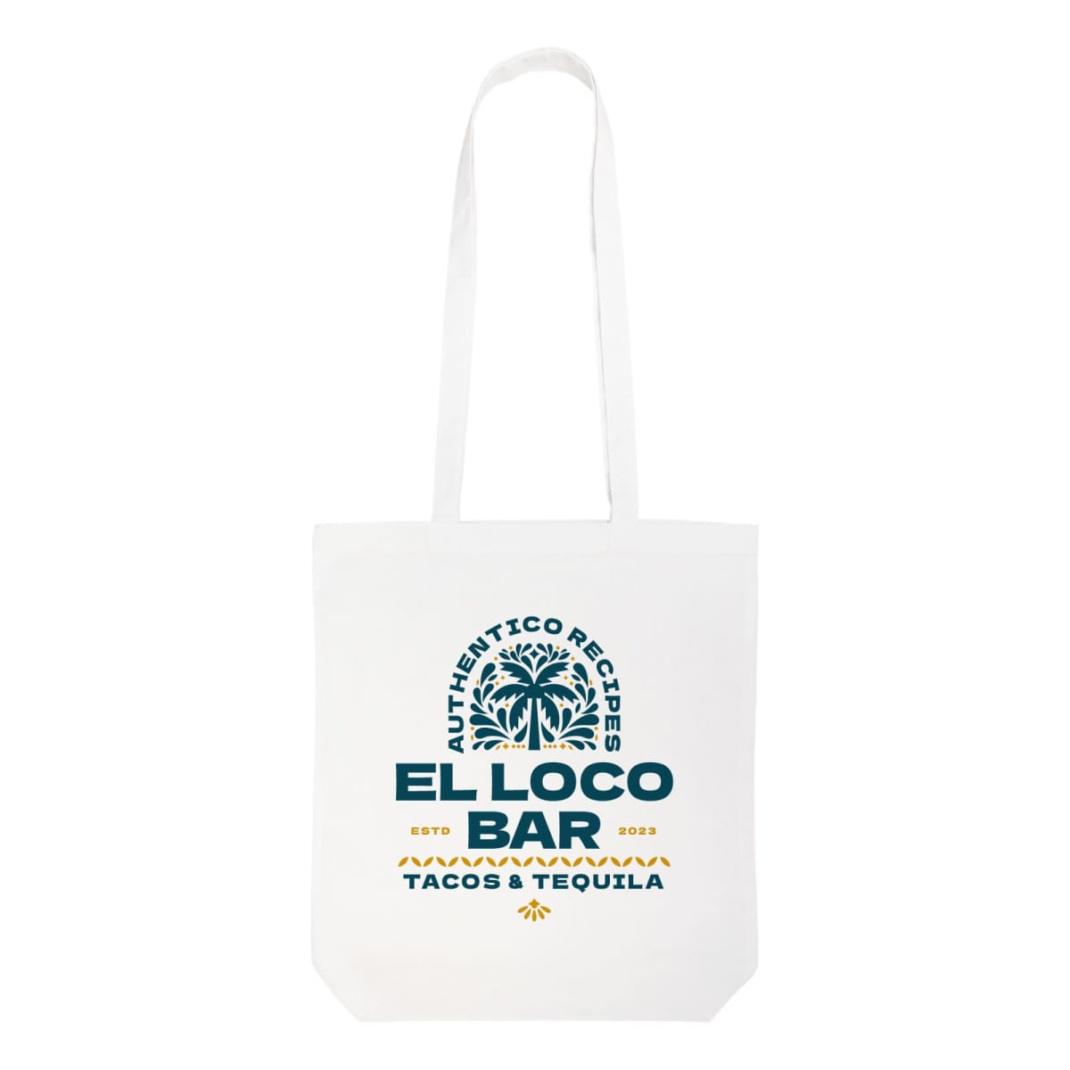 Coloured Cotton Long Handle Bag