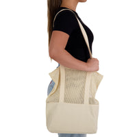 Scoot Calico / Mesh Tote Bag