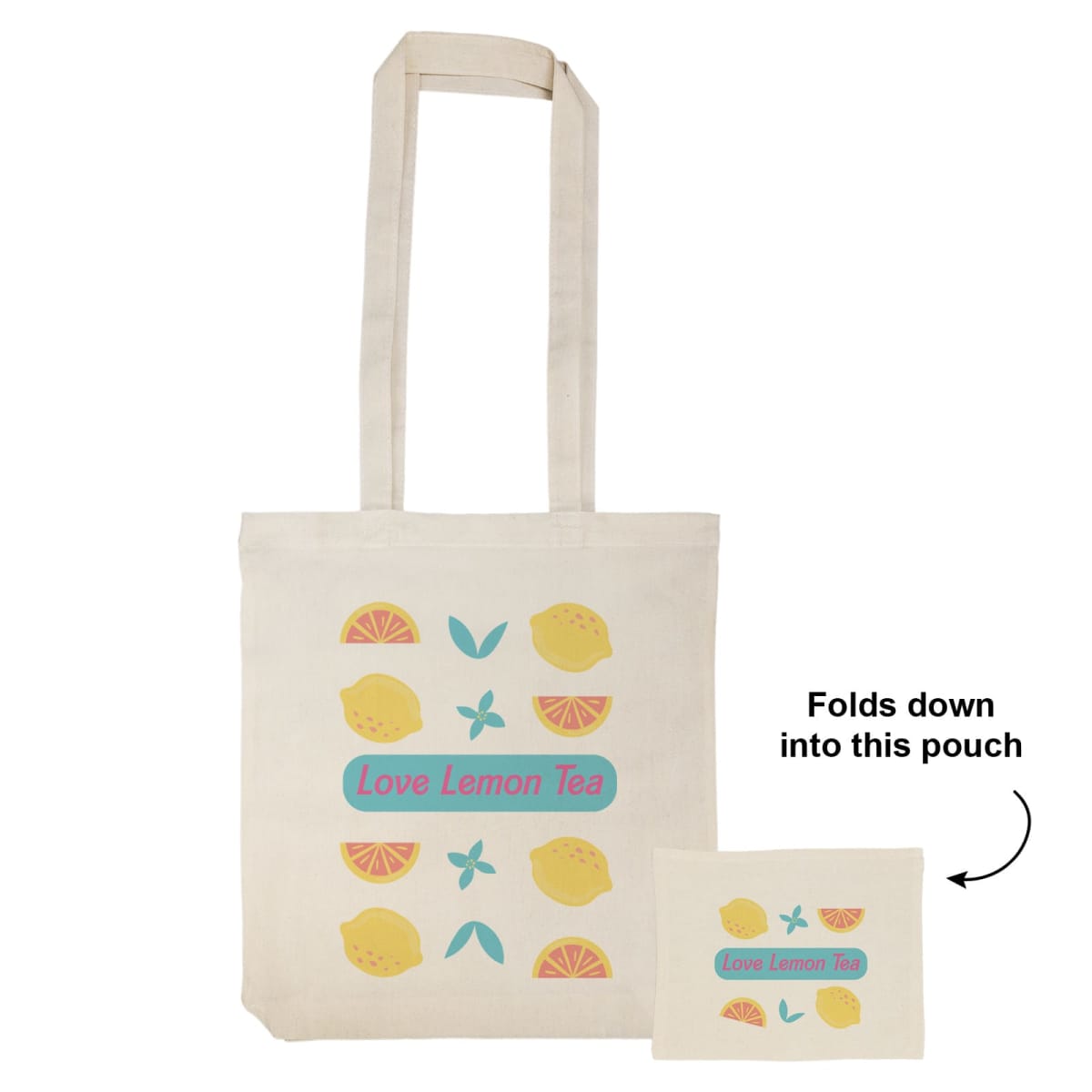 City Shopper Folding Calico Bag (LH)