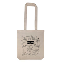 Get Crafty Folding Calico Bag and Crayons