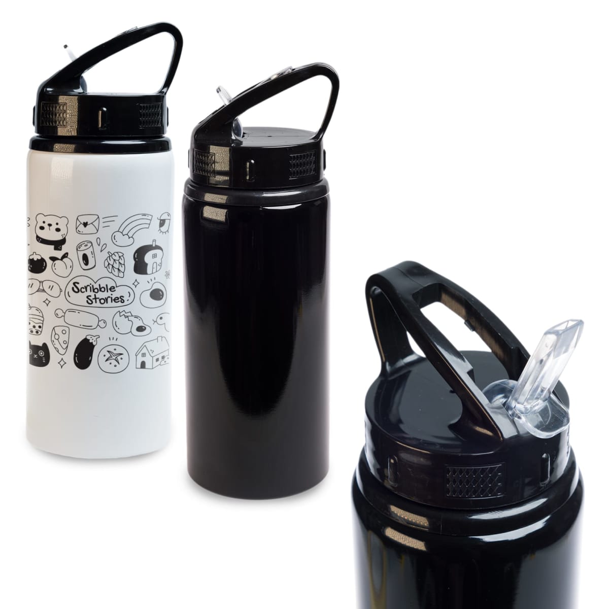 Amore 500ml Junior Bottle - Flip Straw Lid