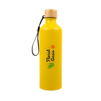 Gelato Aluminium Bottle with Bamboo Lid
