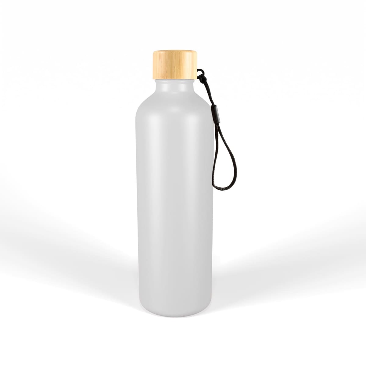 Gelato Aluminium Drink Bottle with Bamboo Lid