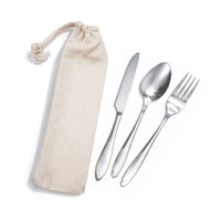Banquet Cutlery Set in Calico Pouch