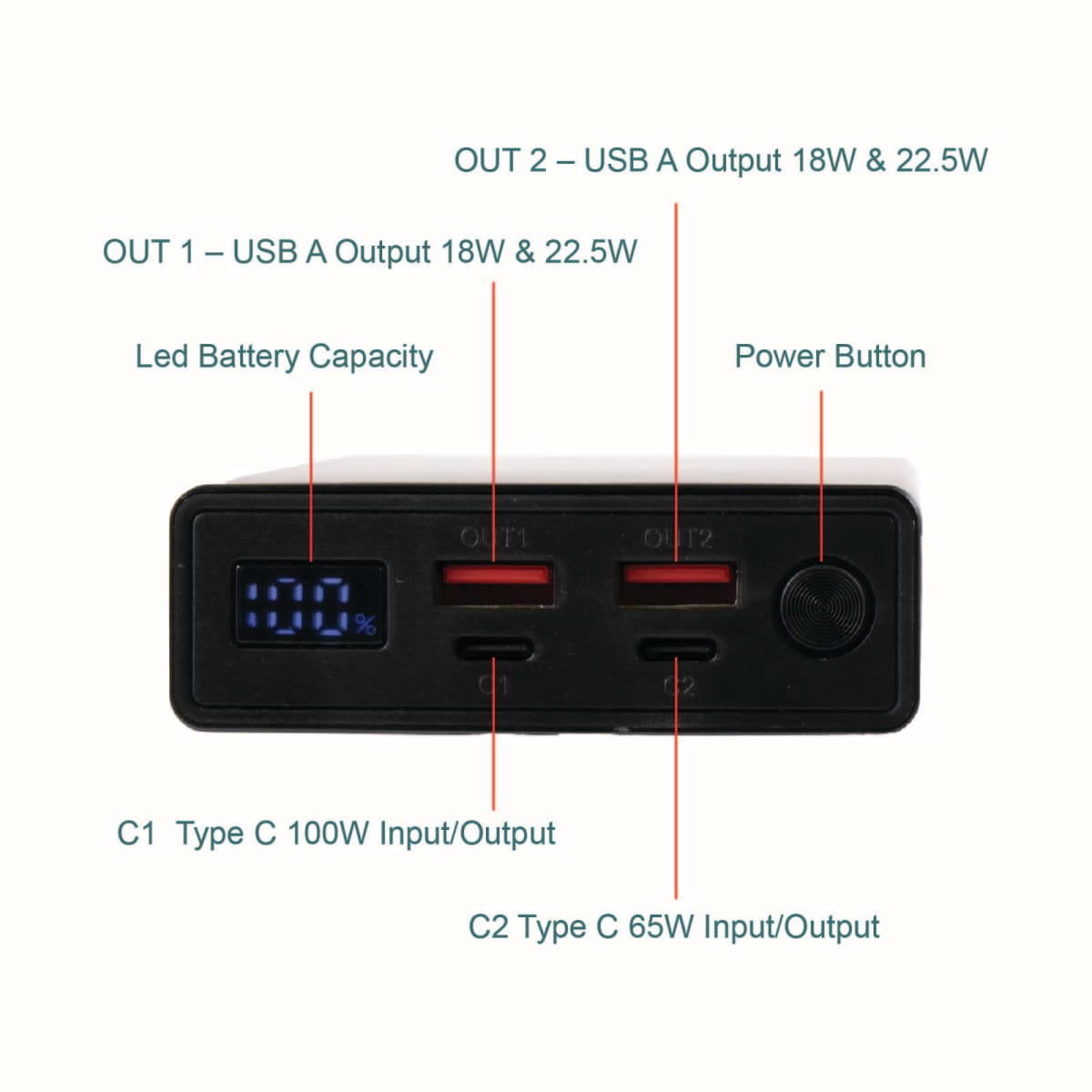 Ortega Power Bank