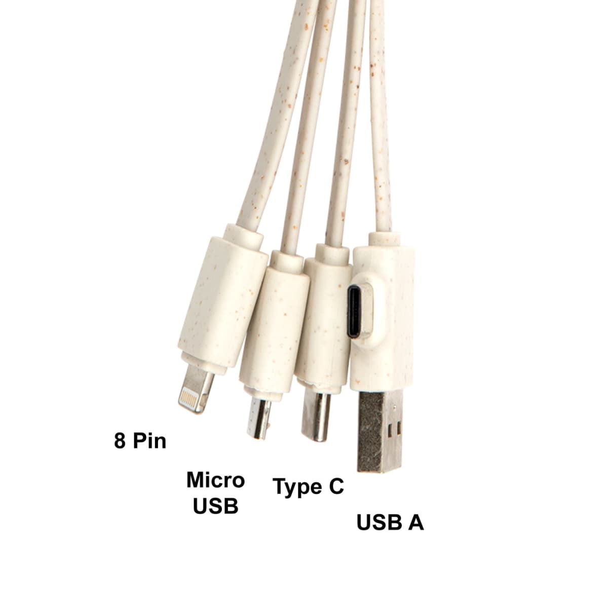 Sprite Round Bamboo Charging Cable