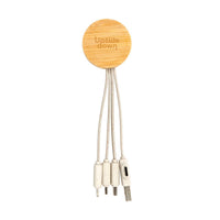 Sprite Round Bamboo Charging Cable