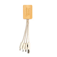 Sprite Square Bamboo Charging Cable