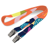 Pisces Smooth Lanyard Budget Full Colour with Breakaway