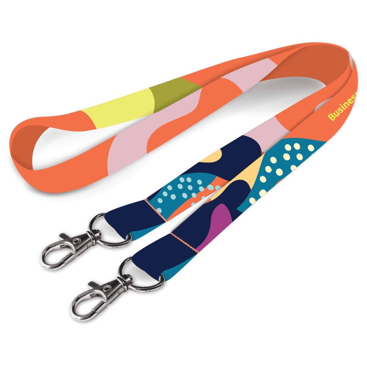 Pisces Smooth Lanyard Budget Full Colour with Breakaway