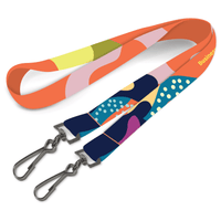 Pisces Smooth Lanyard Budget Full Colour with Breakaway