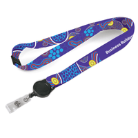 Pisces Smooth Lanyard Premium Full Colour with  Breakaway