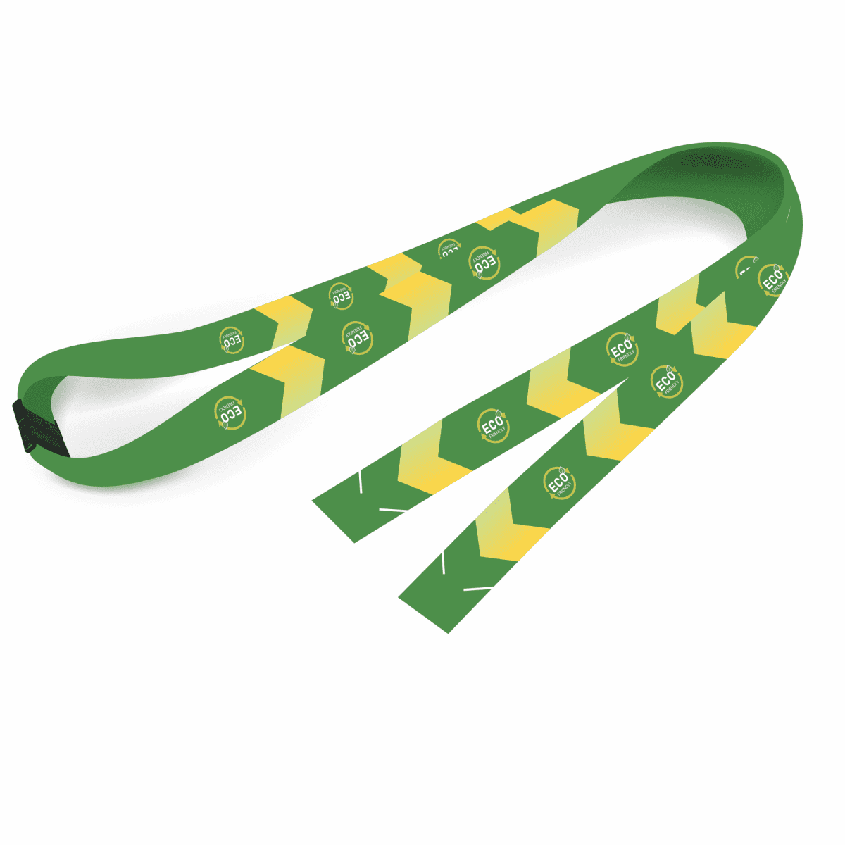 Pisces Smooth Lanyard Eco-Friendly Full Colour with Breakaway