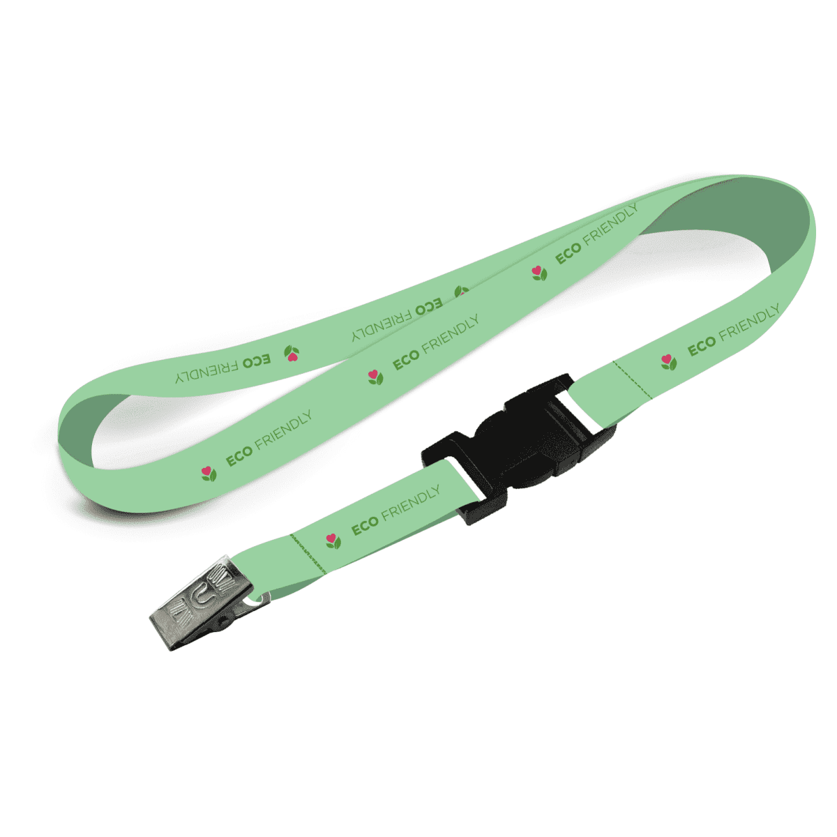Pisces Smooth Lanyard Eco-Friendly Full Colour Quick Release