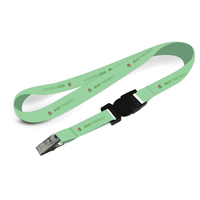 Pisces Smooth Lanyard Eco-Friendly Full Colour Quick Release