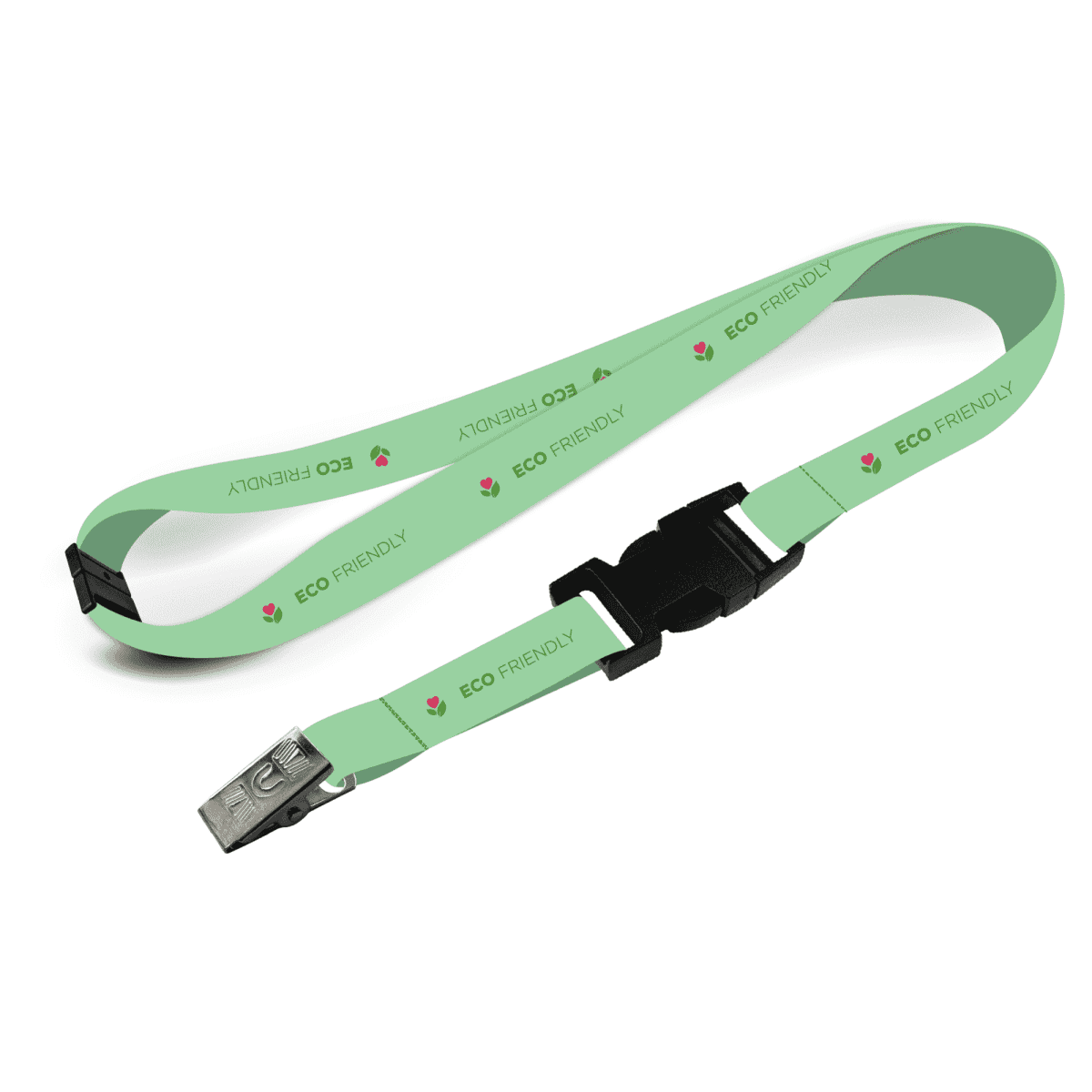 Pisces Smooth Lanyard Eco-Friendly Full Colour Quick Release
