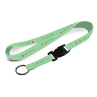 Pisces Smooth Lanyard Eco-Friendly Full Colour Quick Release