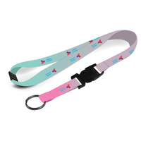 Pisces Smooth Lanyard Premium Full Colour Quick Release
