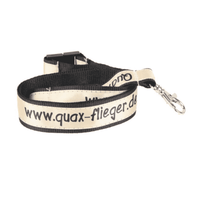 Lanyard 15mm Satin Screen Printed and stitched on to 20mm Thick Polyester
