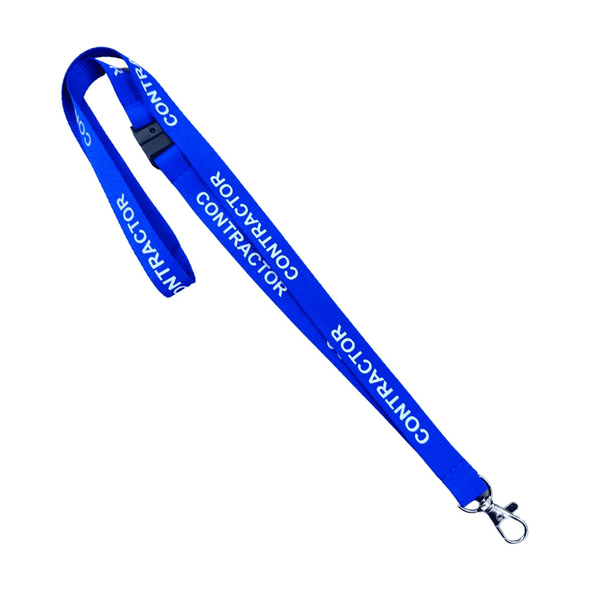 Pre-Printed 15mm CONTRACTOR Lanyard