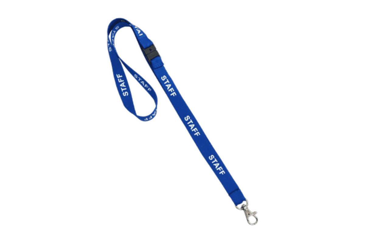 Pre-Printed 15mm STAFF Lanyard