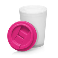 Eco Coffee Cup Plastic Double Wall Cup2Go Frosted 356ml