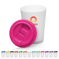 Eco Coffee Cup Plastic Double Wall Cup2Go Frosted 356ml
