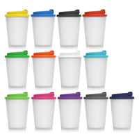 Eco Coffee Cup Plastic Double Wall Cup2Go Frosted 356ml