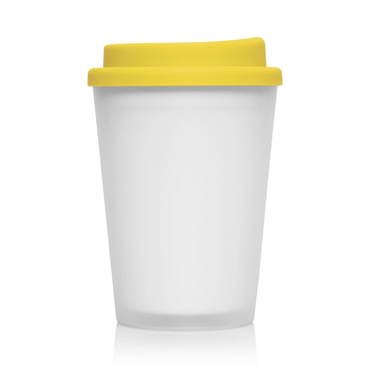 Eco Coffee Cup Plastic Double Wall Cup2Go Frosted 356ml