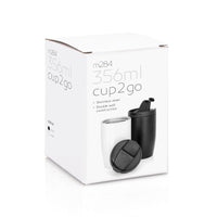 Eco Coffee Cup Stainless Double Wall Cup2Go 356ml