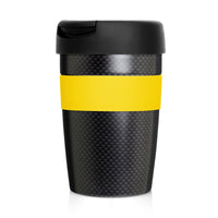 Eco Coffee Cup Stainless Double Wall Cup2Go Carbon Fibre 375ml