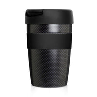 Eco Coffee Cup Stainless Double Wall Cup2Go Carbon Fibre 375ml
