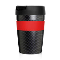 Eco Coffee Cup Stainless Double Wall Cup2Go Carbon Fibre 375ml