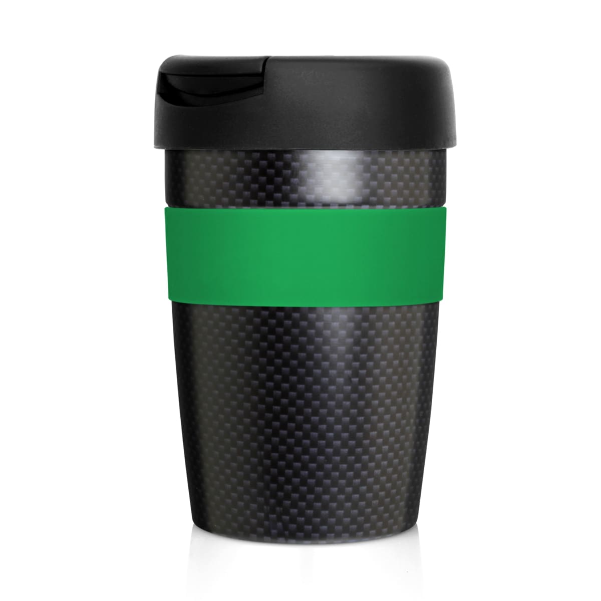 Eco Coffee Cup Stainless Double Wall Cup2Go Carbon Fibre 375ml