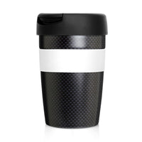 Eco Coffee Cup Stainless Double Wall Cup2Go Carbon Fibre 375ml