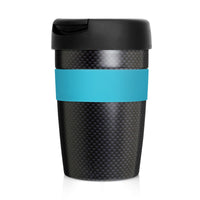 Eco Coffee Cup Stainless Double Wall Cup2Go Carbon Fibre 375ml